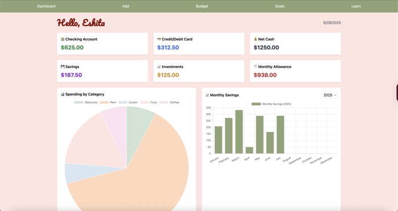 Budget Bloom- Plant goals, track spending, grow wealth. – screenshot 1