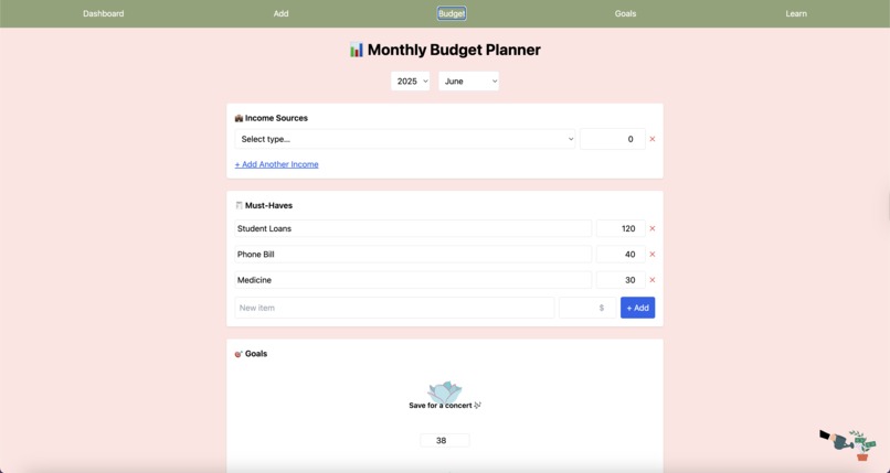 Budget Bloom- Plant goals, track spending, grow wealth. – screenshot 4