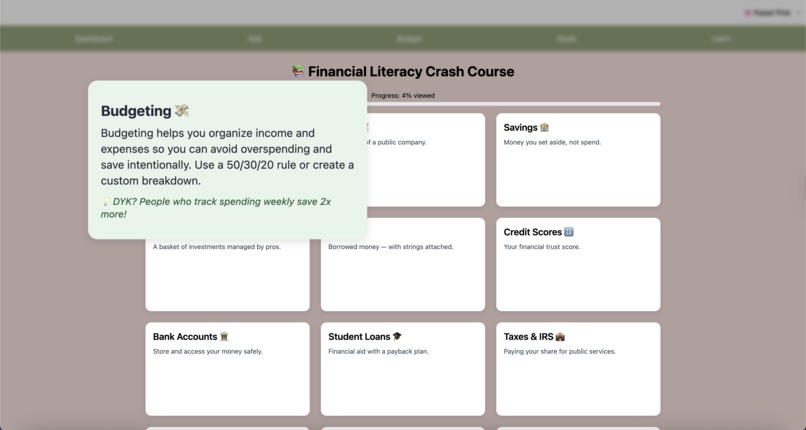 Budget Bloom- Plant goals, track spending, grow wealth. – screenshot 8