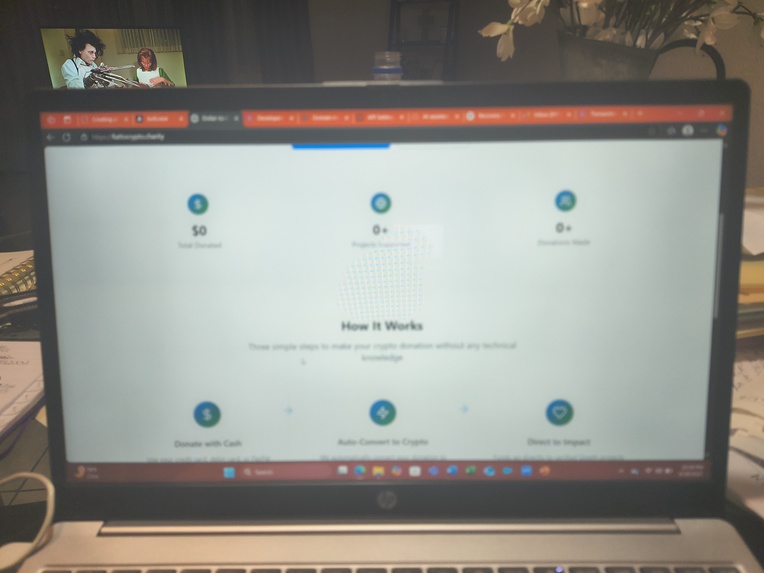 Cash2Crypto Bridge: Web2 Donations for Web3 Projects – screenshot 2