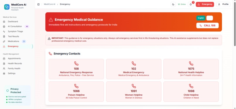 MediCore AI – screenshot 4