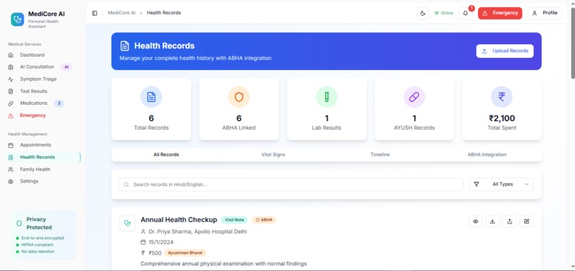MediCore AI – screenshot 8