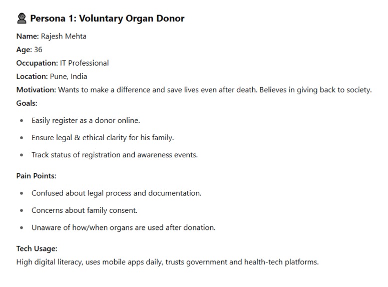 Organ Donation Platform – screenshot 5