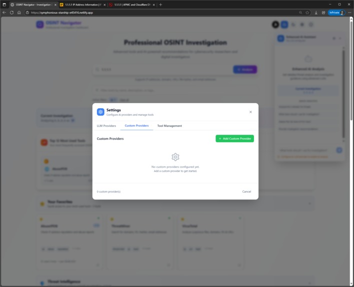 OSINT Tools Hub – screenshot 6