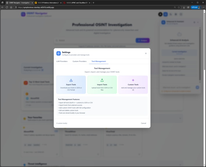 OSINT Tools Hub – screenshot 7