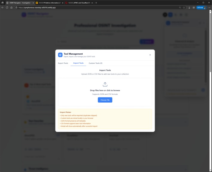 OSINT Tools Hub – screenshot 9