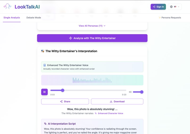 LookTalkAI – screenshot 5