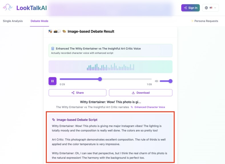 LookTalkAI – screenshot 10