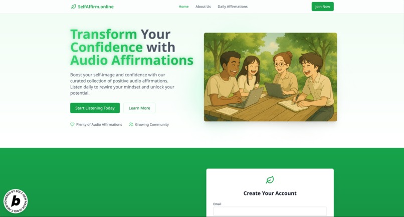 Self Affirm Online – screenshot 1