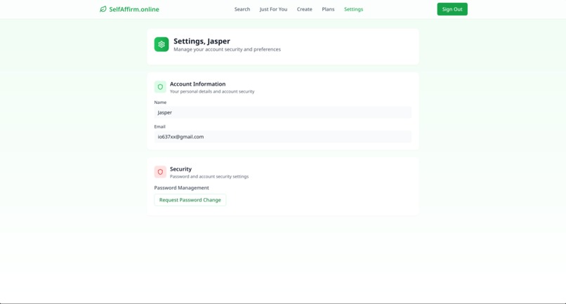 Self Affirm Online – screenshot 10