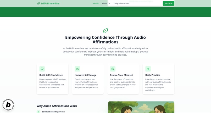 Self Affirm Online – screenshot 3