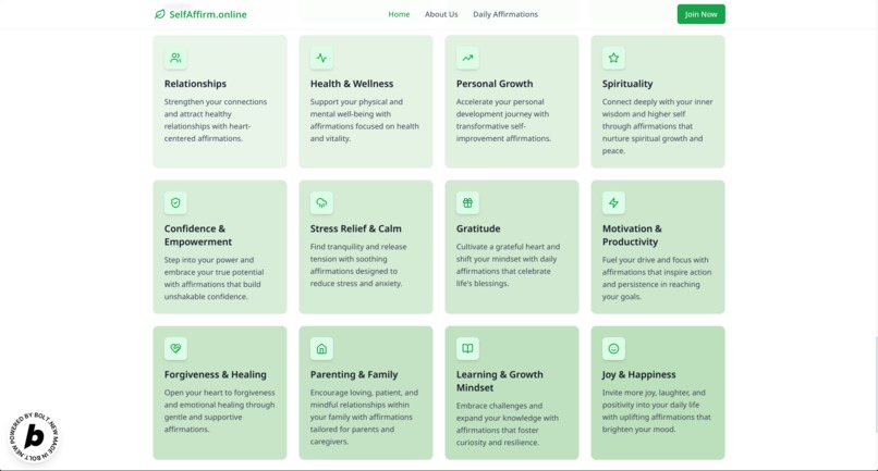 Self Affirm Online – screenshot 6
