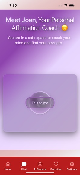 Personalized Daily Affirmation Mobile App – screenshot 3