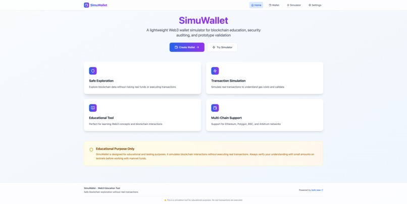 SimuWallet – screenshot 1