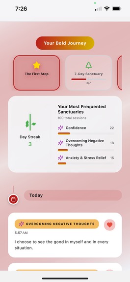 Personalized Daily Affirmation Mobile App – screenshot 7