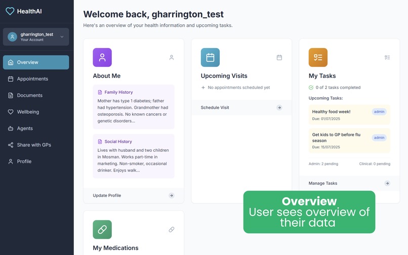 HealthAI – screenshot 2
