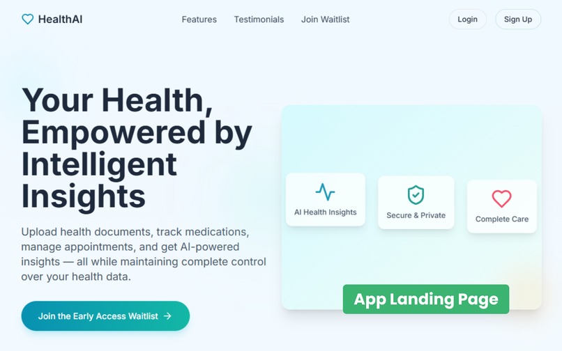 HealthAI – screenshot 1