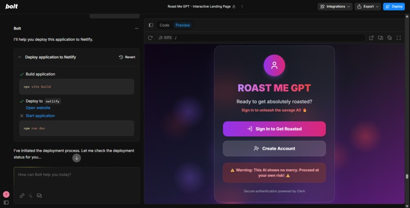 RoastMeGPT – screenshot 4