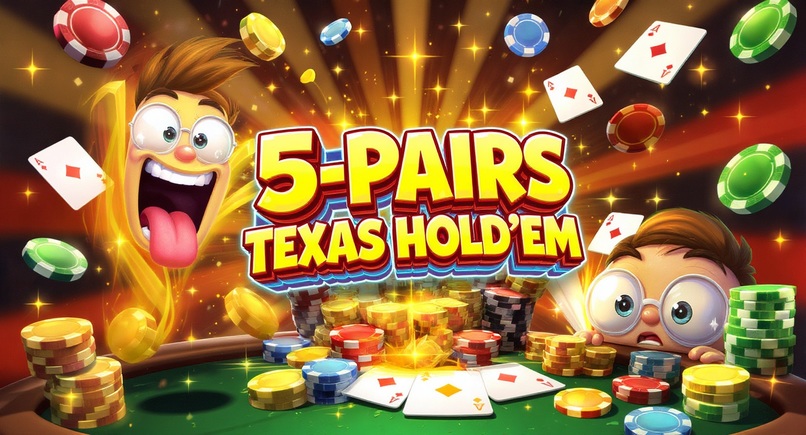 5-Pairs Texas Hold'em Poker Game – screenshot 1