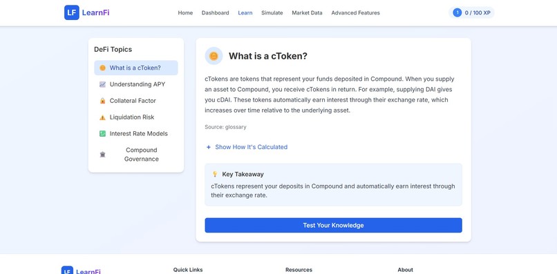 LearnFi  – screenshot 3