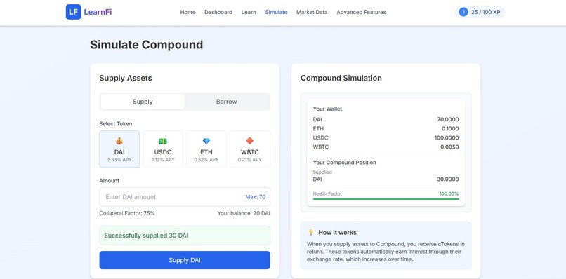 LearnFi  – screenshot 4