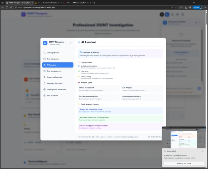 OSINT Tools Hub – screenshot 13