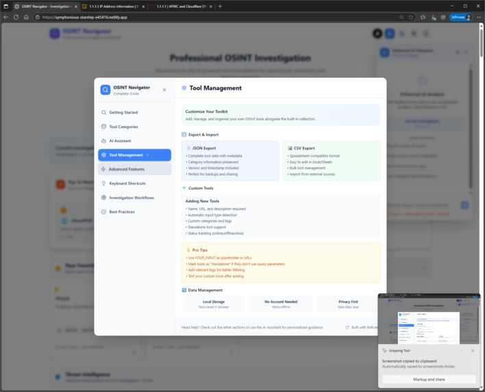 OSINT Tools Hub – screenshot 14