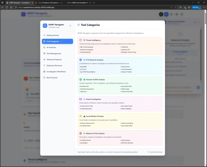 OSINT Tools Hub – screenshot 12