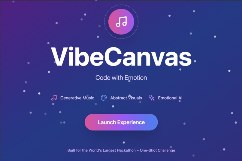 VibeCanvas: Code With Emotion – screenshot 2