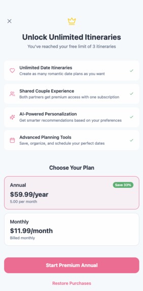 Wing Date Night - Couples App – screenshot 7
