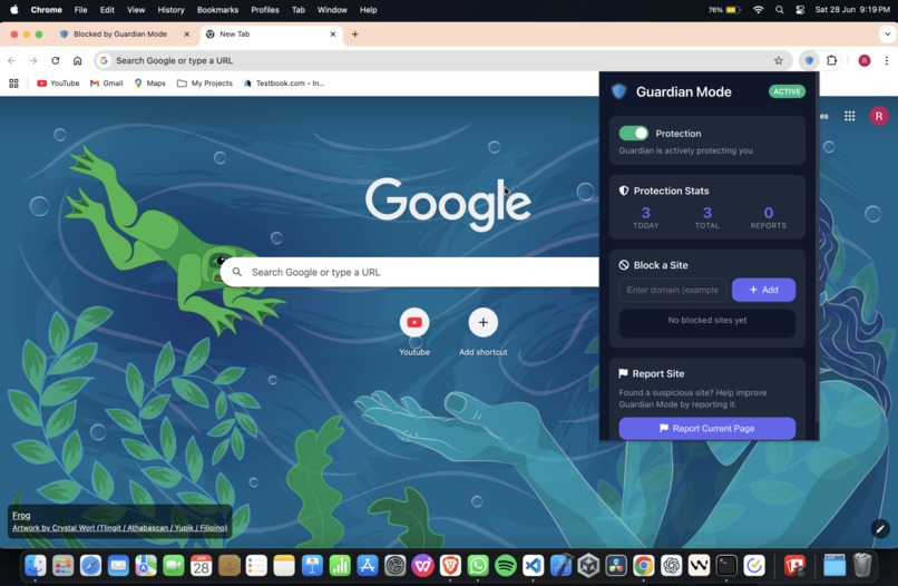 Guardian Mode – Block Adult Sites Before They Load – screenshot 1