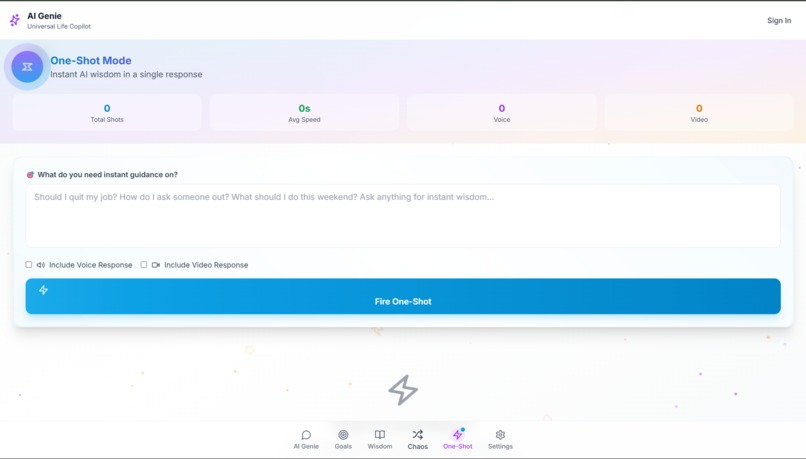 AI-Genie  – screenshot 2