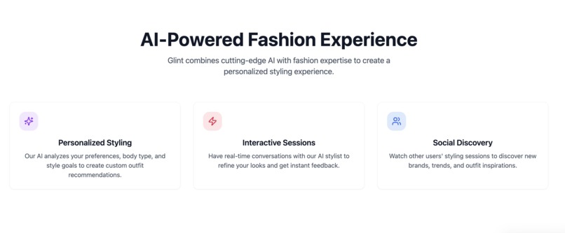 Glint: Reimagining E-Commerce – screenshot 2