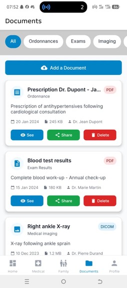 CareMap – screenshot 1
