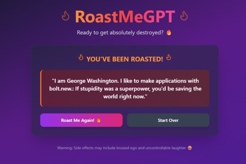 RoastMeGPT – screenshot 4