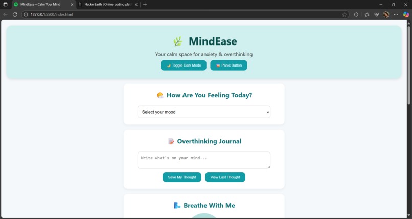MindEase – screenshot 1