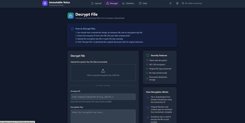 Immutable Voice – screenshot 3