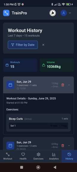 TrainPro – screenshot 9