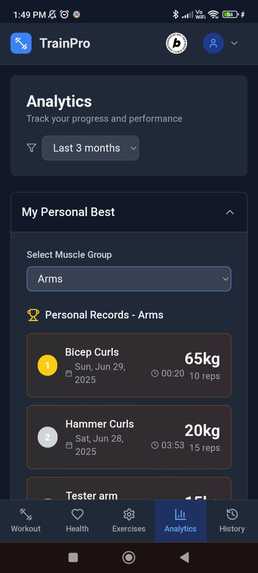 TrainPro – screenshot 4
