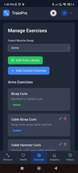 TrainPro – screenshot 5