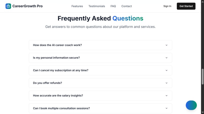 CareerGrowth Pro -AI Powered Guidance – screenshot 6