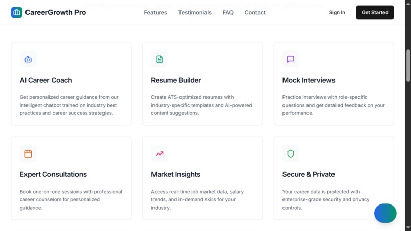 CareerGrowth Pro -AI Powered Guidance – screenshot 4