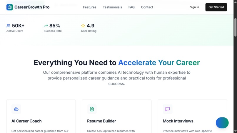 CareerGrowth Pro -AI Powered Guidance – screenshot 7