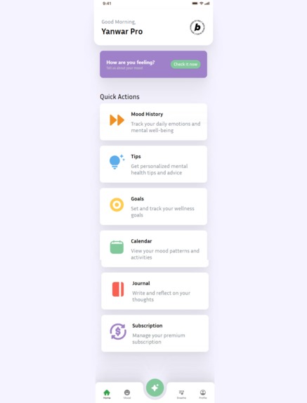 mindfulmeBolt – screenshot 1