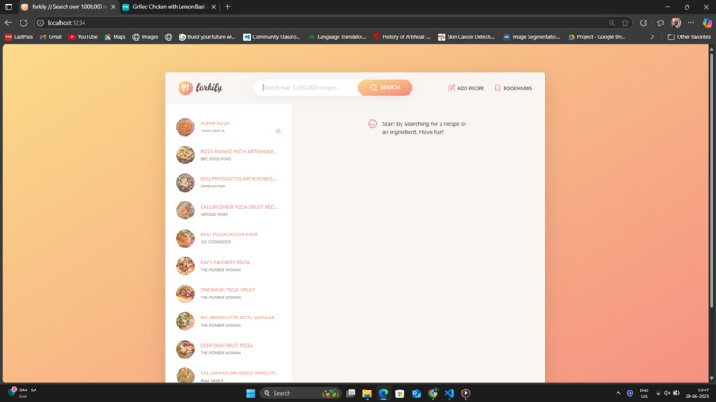 Forkify– Explore, Cook & Bookmark Recipes! – screenshot 2