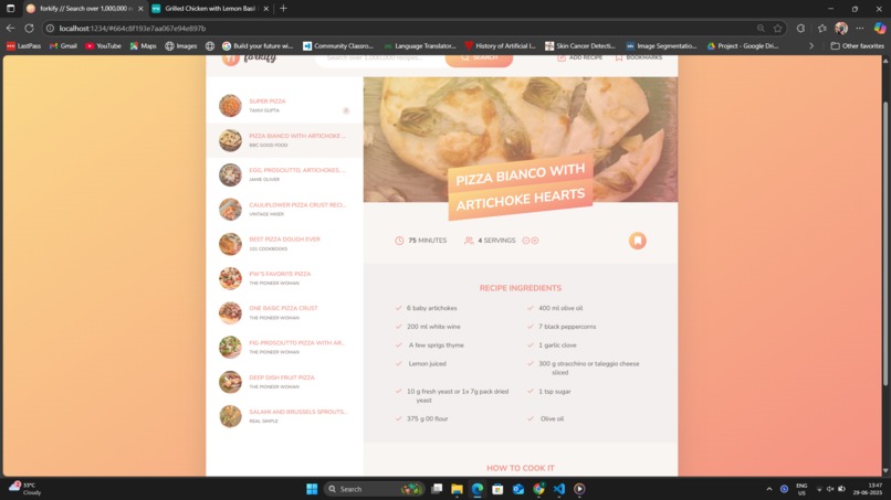 Forkify– Explore, Cook & Bookmark Recipes! – screenshot 3