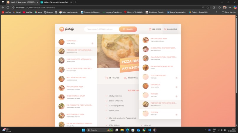 Forkify– Explore, Cook & Bookmark Recipes! – screenshot 4