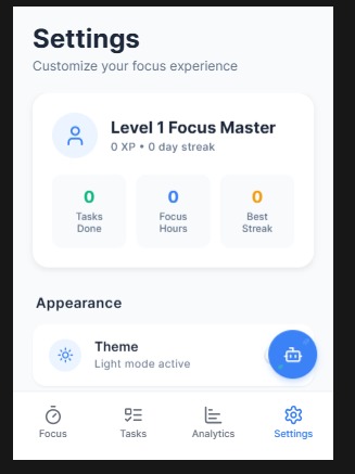 FocusFlow – screenshot 2