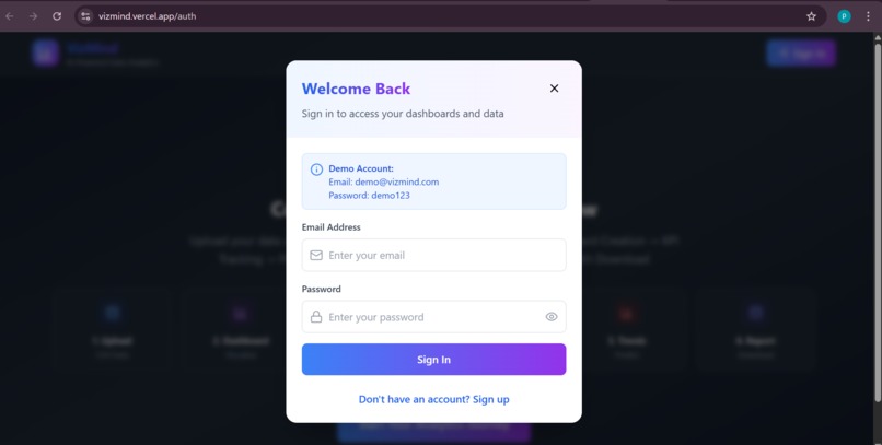 VizMind – screenshot 2