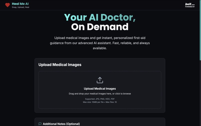 Heal Me AI – screenshot 1